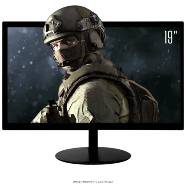 Computador PC Gamer Completo TOB Intel Core i7 SSD 240GB 8GB Teclado Mouse Mouse Pad e Headset Gamer Monitor 19 Windows 10 Pro Trial - Imagem 3