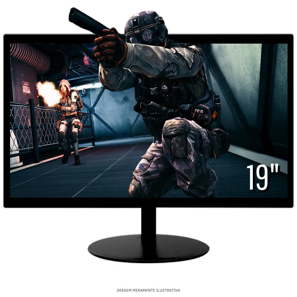 Computador PC Gamer Completo TOB Intel Core i5 SSD 480GB 16GB Teclado Mouse Mouse Pad e Headset Gamer Monitor 19" Windows 10 Pro Trial - Imagem 4