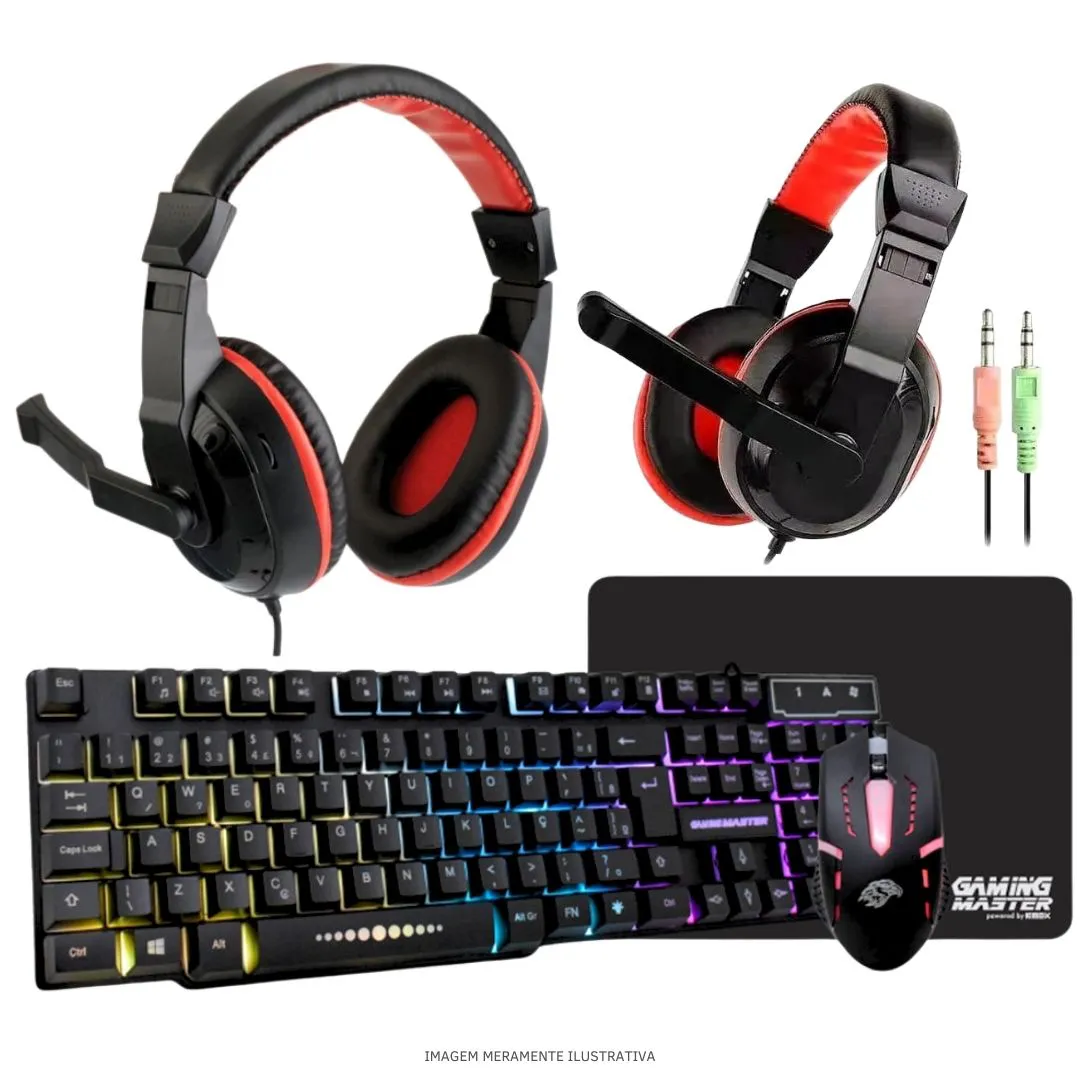 Computador PC Gamer Completo TOB Intel Core i5 SSD 480GB 16GB Teclado Mouse Mouse Pad e Headset Gamer Monitor 19" Windows 10 Pro Trial - Imagem 5